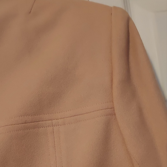 Vintage Gever Originals Jacket Blazer Pebble Tan Button Front Size 8 Wool Tags - Picture 11 of 12